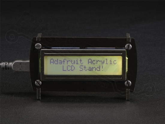 Stand/Houder voor 16x2 1602 LCD display modules - zwart - Adafruit 1365